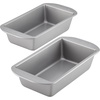 image:imageFarberware Nonstick Bakeware Bread and Meat Loaf Pan Set for Baking Gray9 x 5 2 Piece