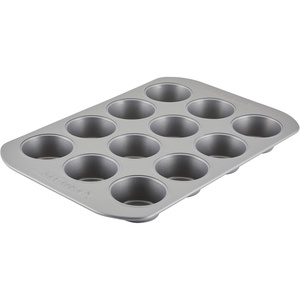 image:imageFarberware Bakeware Nonstick Muffin amp Cupcake Pans 12Cup GrayGray