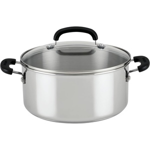 image:imageFarberware Brilliance Dutch Oven Pot with Lid 5 Quart Stainless Steel5 Quarts