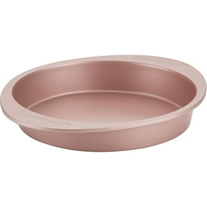 image:imageFarberware Nonstick Bakeware Nonstick Cookie Sheet  Baking Sheet  11 Inch x 17 Inch Rose Gold RedRound Cake Pan 9Inch