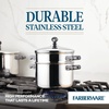 image:imageFarberware Classic Series Stack n Steam Sauce Pot and Steamer 3Quart