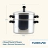 image:imageFarberware Classic Series Stack n Steam Sauce Pot and Steamer 3Quart