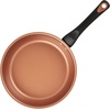 image:imageFarberware Glide Deep Nonstick Frying Pan  Fry Pan  Skillet with Helper Handle  125 Inch Black10 Inch