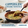 image:imageFarberware Glide Deep Nonstick Frying Pan  Fry Pan  Skillet with Helper Handle  125 Inch Black125 Inch