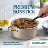 image:imageFarberware Radiant Nonstick Sauce Pan with Lid Dishwasher Safe 2 Quart ChampagneChampagne