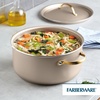 image:imageFarberware Radiant Nonstick Sauce Pan with Lid Dishwasher Safe 2 Quart ChampagneChampagne