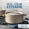 image:imageFarberware Radiant Nonstick Sauce Pan with Lid Dishwasher Safe 2 Quart ChampagneChampagne