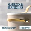 image:imageFarberware Radiant Nonstick Sauce Pan with Lid Dishwasher Safe 2 Quart ChampagneChampagne
