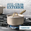 image:imageFarberware Radiant Nonstick Sauce Pan with Lid Dishwasher Safe 2 Quart ChampagneChampagne