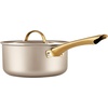 image:imageFarberware Radiant Nonstick Sauce Pan with Lid Dishwasher Safe 2 Quart ChampagneChampagne