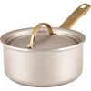 image:imageFarberware Radiant Nonstick Sauce Pan with Lid Dishwasher Safe 2 Quart ChampagneChampagne