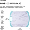 image:imageFarberware 11 x 14 Inch Nonslip Plastic Cutting Board Marble Pattern