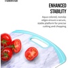 image:imageFarberware 11 x 14 Inch Nonslip Plastic Cutting Board Marble Pattern