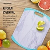 image:imageFarberware 11 x 14 Inch Nonslip Plastic Cutting Board Marble Pattern