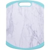 image:imageFarberware 11 x 14 Inch Nonslip Plastic Cutting Board Marble Pattern