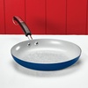 image:imageFarberware Disney Bon Voyage Ceramic Nonstick Frying Pan Dishwasher Safe Skillet 8 Inch RedBlue