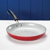 image:imageFarberware Disney Bon Voyage Ceramic Nonstick Frying Pan Dishwasher Safe Skillet 8 Inch RedRed