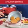 image:imageFarberware Disney Bon Voyage Ceramic Nonstick Frying Pan Dishwasher Safe Skillet 8 Inch RedRed