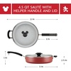 image:imageFarberware Disney Bon Voyage Ceramic Nonstick Frying Pan Dishwasher Safe Skillet 8 Inch RedRed