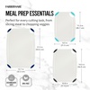 image:imageFarberware Cutting Board Set Made from Recycled PET RPET with NonSlip Edges Durable amp Dishwasher Safe 2PieceWhite