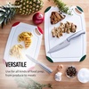 image:imageFarberware Cutting Board Set Made from Recycled PET RPET with NonSlip Edges Durable amp Dishwasher Safe 2PieceWhite