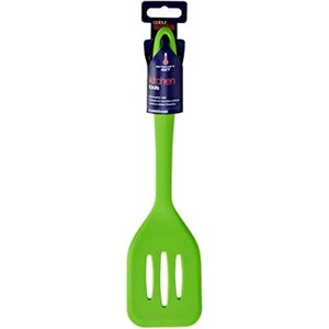 image:imageFarberware Colourworks 12Inch Flexible Slotted Turner  Heat Resistant Silicone Turner for Nonstick Cookware  Dishwasher Safe Cooking Tool for Home Chefs amp Everyday Use RedBright Green