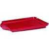 image:imageFarberware 3Piece Dish Rack Set Red amp Large Cutting Board Dishwasher Safe Plastic Chopping Board for Kitchen with Easy Grip Handle 11inch by 14inch White