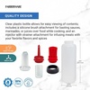 image:imageFarberware BBQ Basting Brush Squeeze Bottle Set ClearRedBlack