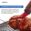 image:imageFarberware BBQ Basting Brush Squeeze Bottle Set ClearRedBlack
