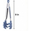 image:imageFarberware Kitchen Tongs Set 2 Piece 9 Inch Nylon Tip Blue Light Green