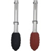 image:imageFarberware Mini Kitchen Tongs Set of 2 7 Inch Red Black