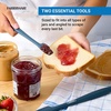 image:imageFarberware Silicone Jar Spatulas Set of 2 Orion Blue