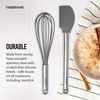 image:imageFarberware Whisk and Spatula Set 2 Piece Silicone Stainless
