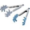 image:imageFarberware Kitchen Tongs Set 2 Piece 9 Inch Nylon Tip Blue Light Green