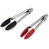 image:imageFarberware Mini Kitchen Tongs Set of 2 7 Inch Red Black