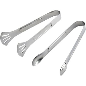 image:imageFarberware Kitchen Tongs Set of 2 Stainless Steel 95 Inch