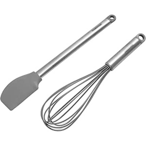 image:imageFarberware Whisk and Spatula Set 2 Piece Silicone Stainless