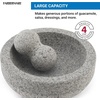 image:imageFarberware Mortar and Pestle Set Large Granite Heavy Duty Gray