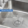 image:imageFarberware SinkTastic Sink Strainer and Stopper for Kitchen Drains Silver